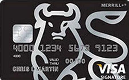 merrill lynch visa signature credit card.